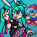 FNF Rabbit Hole with Hatsune Miku & BF